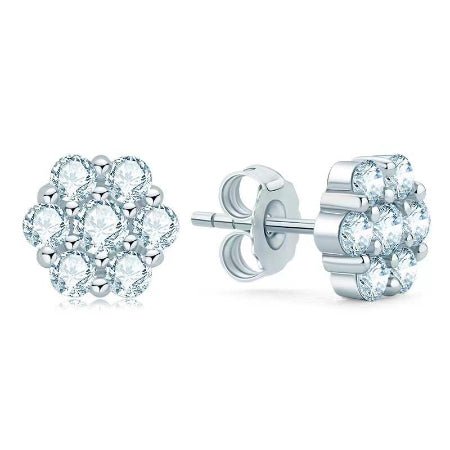 Franz Diamond Earrings whitegold