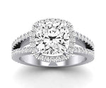 Freesia Cushion Diamond Engagement Ring (Lab Grown Igi Cert) whitegold