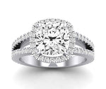 Freesia Cushion Diamond Engagement Ring (Lab Grown Igi Cert) whitegold