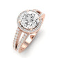 Freesia Diamond Matching Band Only (does Not Include Engagement Ring) For Ring With Round Center rosegold