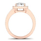 Freesia Diamond Matching Band Only (does Not Include Engagement Ring) For Ring With Round Center rosegold