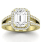 Freesia Emerald Diamond Engagement Ring (Lab Grown Igi Cert) yellowgold