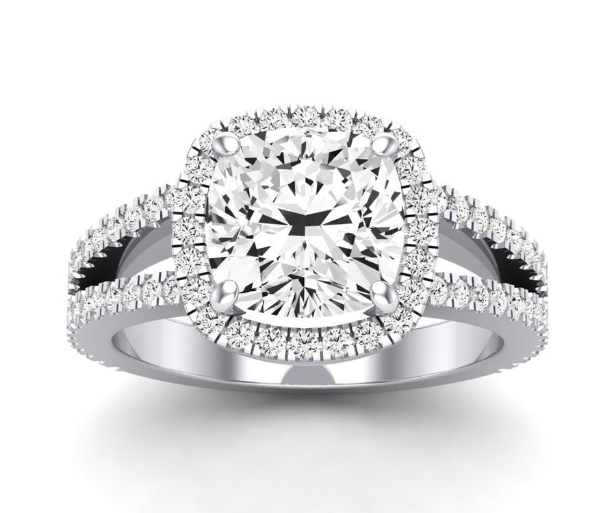 2.00 ct - Freesia - GIA Natural Cushion Diamond Engagement Ring
