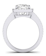 Freesia Cushion Diamond Engagement Ring (Lab Grown Igi Cert) whitegold