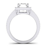Freesia Emerald Diamond Bridal Set (Lab Grown Igi Cert) whitegold