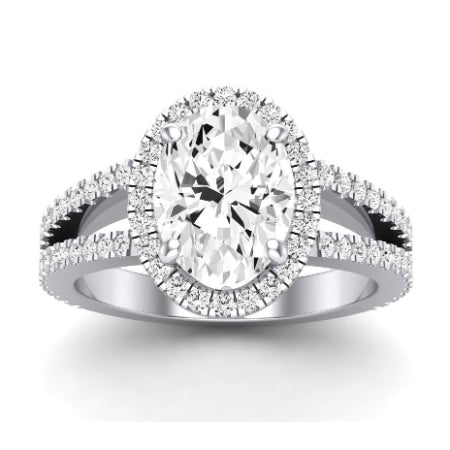 Freesia Oval Diamond Bridal Set (Lab Grown Igi Cert) whitegold