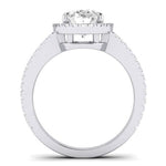 Freesia Oval Diamond Bridal Set (Lab Grown Igi Cert) whitegold