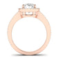 Freesia Oval Diamond Bridal Set (Lab Grown Igi Cert) rosegold