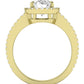 Freesia Oval Diamond Engagement Ring (Lab Grown Igi Cert) yellowgold