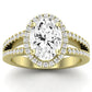 Freesia Oval Diamond Engagement Ring (Lab Grown Igi Cert) yellowgold