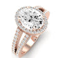 Freesia Oval Diamond Engagement Ring (Lab Grown Igi Cert) rosegold