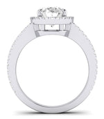 Freesia Oval Diamond Engagement Ring (Lab Grown Igi Cert) whitegold