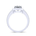 Freesia Round Moissanite Bridal Set whitegold