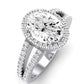 Freesia Oval Diamond Engagement Ring (Lab Grown Igi Cert) whitegold