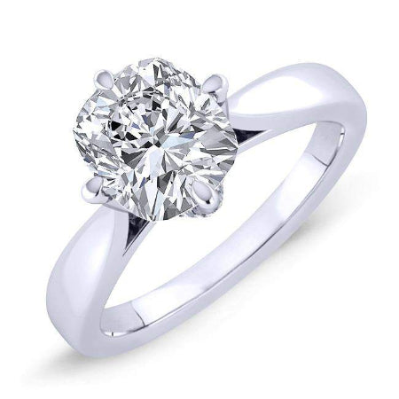 Gardenia Cushion Diamond Engagement Ring (Lab Grown Igi Cert) whitegold