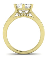 Gardenia Emerald Diamond Engagement Ring (Lab Grown Igi Cert) yellowgold