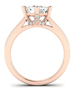 Gardenia Emerald Diamond Engagement Ring (Lab Grown Igi Cert) rosegold