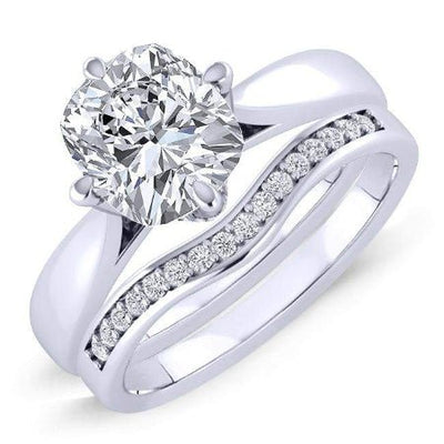 Gardenia Cushion Diamond Bridal Set (Lab Grown Igi Cert) whitegold