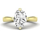 Gardenia Oval Diamond Bridal Set (Lab Grown Igi Cert) yellowgold