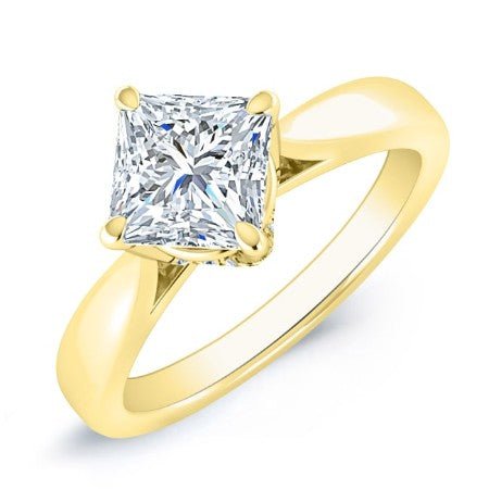 Gardenia Princess Diamond Bridal Set (Lab Grown Igi Cert) yellowgold