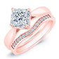 Gardenia Princess Diamond Bridal Set (Lab Grown Igi Cert) rosegold