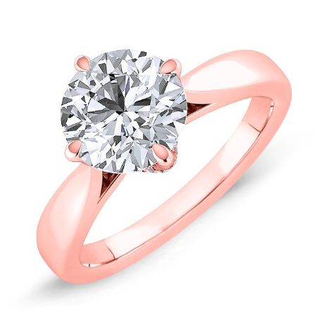 Gardenia Round Diamond Bridal Set (Lab Grown Igi Cert) rosegold