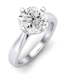 Gardenia Diamond Matching Band Only (does Not Include Engagement Ring) For Ring With Cushion Center whitegold