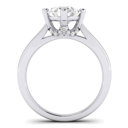 Gardenia Oval Diamond Bridal Set (Lab Grown Igi Cert) whitegold