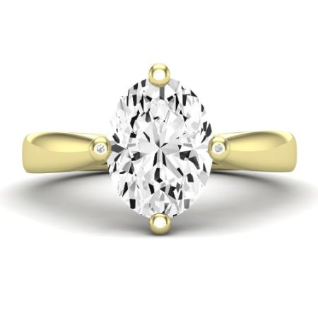 Gardenia Oval Diamond Bridal Set (Lab Grown Igi Cert) yellowgold