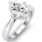 Gardenia Oval Diamond Engagement Ring (Lab Grown Igi Cert) whitegold