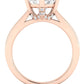 Gardenia Oval Diamond Engagement Ring (Lab Grown Igi Cert) rosegold