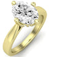 Gardenia Oval Diamond Engagement Ring (Lab Grown Igi Cert) yellowgold