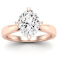 Gardenia Oval Diamond Engagement Ring (Lab Grown Igi Cert) rosegold