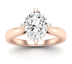 Gardenia Oval Diamond Engagement Ring (Lab Grown Igi Cert) rosegold
