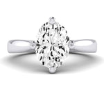 Gardenia Oval Diamond Engagement Ring (Lab Grown Igi Cert) whitegold