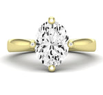 Gardenia Oval Diamond Engagement Ring (Lab Grown Igi Cert) yellowgold