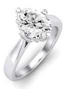 Gardenia Oval Diamond Engagement Ring (Lab Grown Igi Cert) whitegold