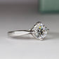 Gardenia Round Diamond Engagement Ring (Lab Grown Igi Cert) whitegold