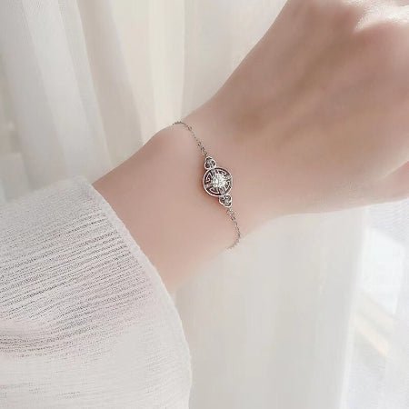 Gari Moissanite Bracelet whitegold