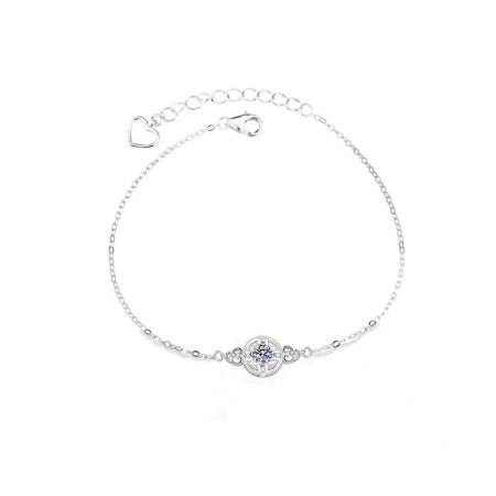 Gari Moissanite Bracelet whitegold