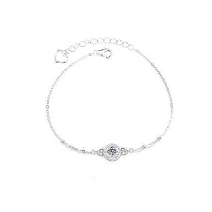 Gari Moissanite Bracelet whitegold