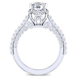 Garland Cushion Diamond Bridal Set (Lab Grown Igi Cert) whitegold