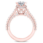Garland Princess Diamond Engagement Ring (Lab Grown Igi Cert) rosegold