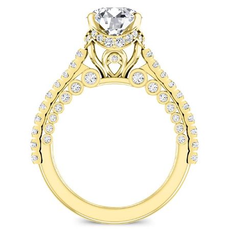 Garland Round Diamond Bridal Set (Lab Grown Igi Cert) yellowgold