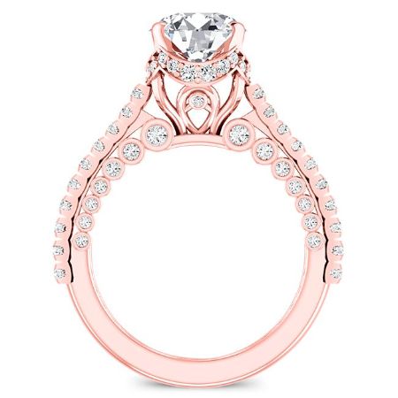 Garland Round Diamond Bridal Set (Lab Grown Igi Cert) rosegold