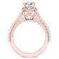 Garland Round Diamond Bridal Set (Lab Grown Igi Cert) rosegold