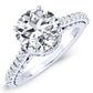 Garland Round Diamond Bridal Set (Lab Grown Igi Cert) whitegold