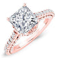 Garland Princess Diamond Engagement Ring (Lab Grown Igi Cert) rosegold