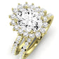 Gazania Diamond Matching Band Only (does Not Include Engagement Ring) For Ring With Oval Center yellowgold