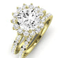 Gazania Diamond Matching Band Only (does Not Include Engagement Ring) For Ring With Round Center yellowgold